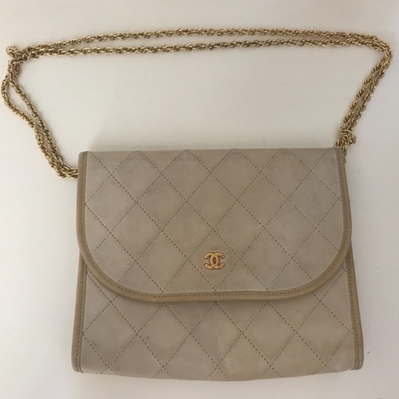 Authentic Chanel Logo WOC Cross Body Bag - Picture 5 of 8